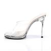 - CHIC01 Pantoletten mit Absatz - Transparent/Silberfarben Product image